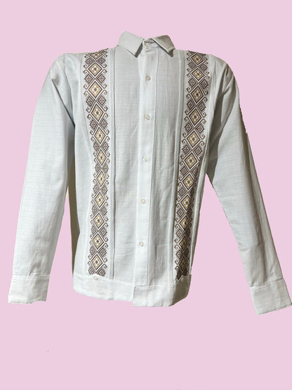 Guayabera de Lino Blanca al Estilo Yucateco: Un Elegante Clásico