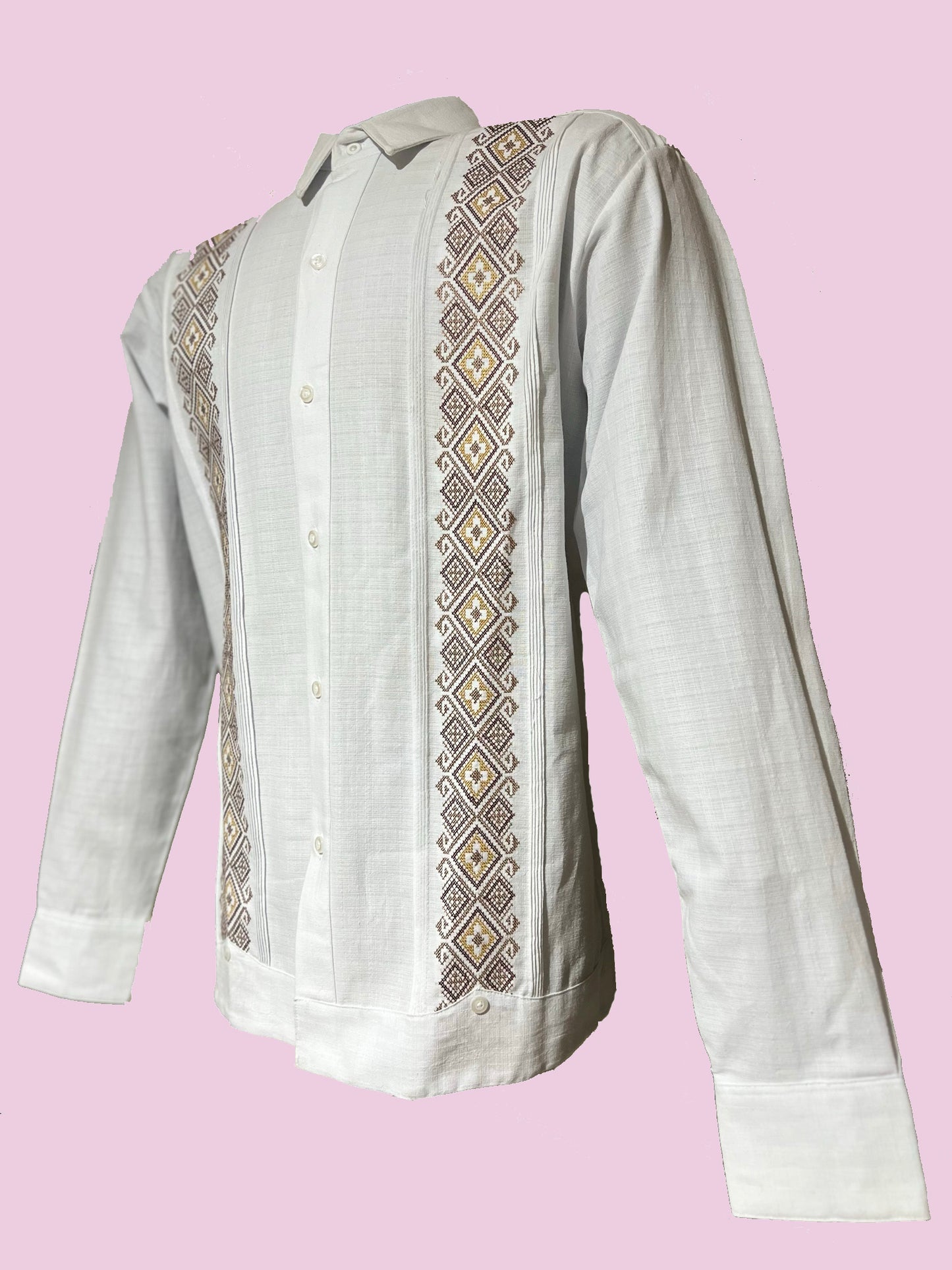 Guayabera de Lino Blanca al Estilo Yucateco: Un Elegante Clásico