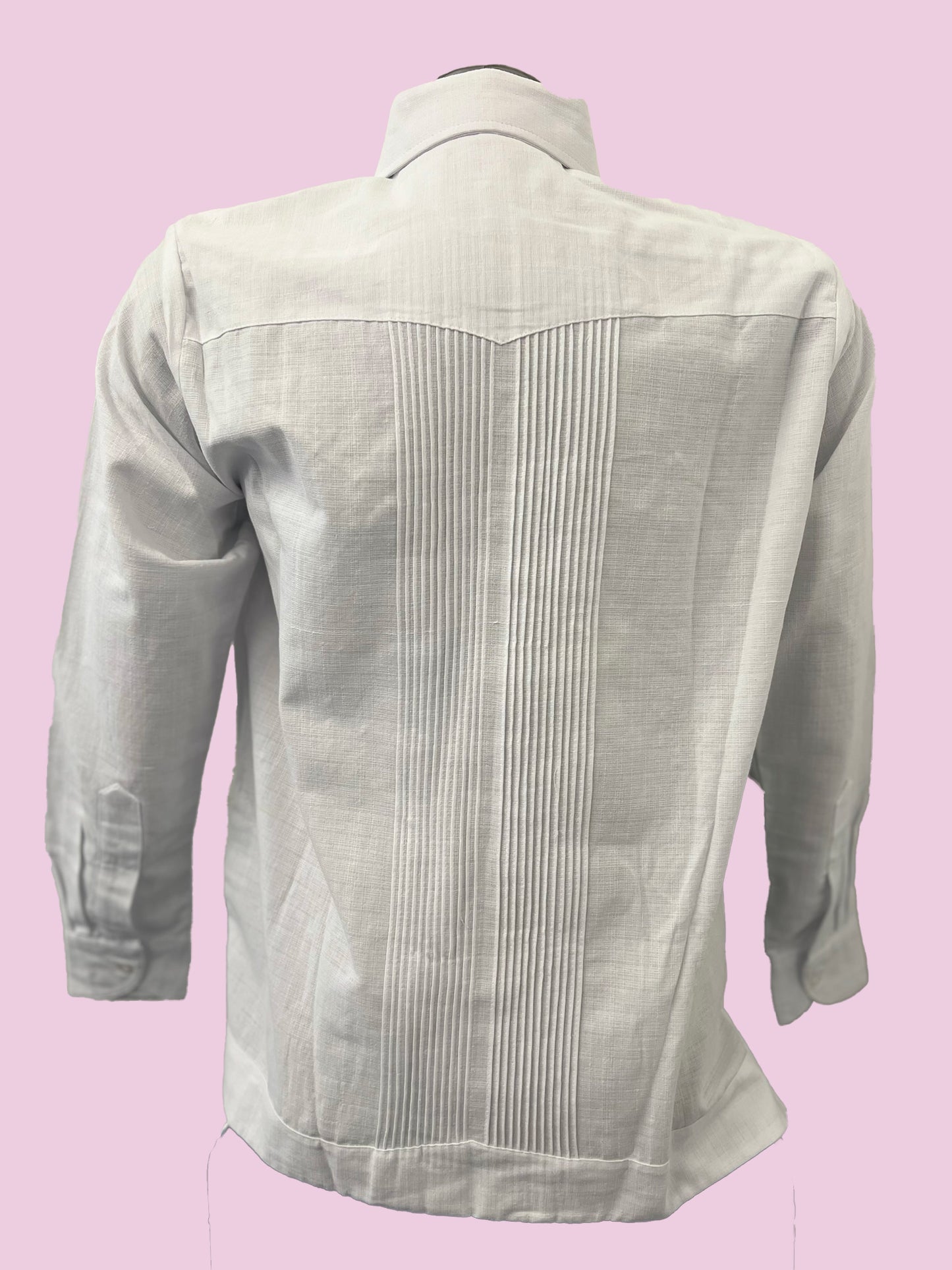 Guayabera de flores