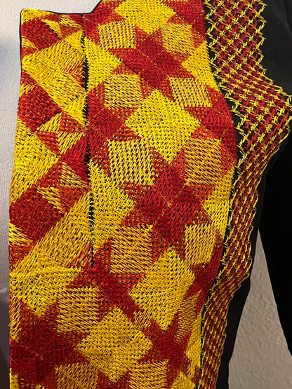 Blusa tipo saco manga larga negro